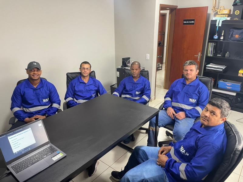 Equipe WAP recebe Treinamento em Segurança do Trabalho e Capacitação Interna Equipe WAP recebe Treinamento em Segurança do Trabalho e Capacitação Interna